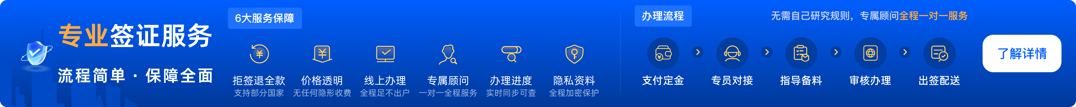 专业签证服务